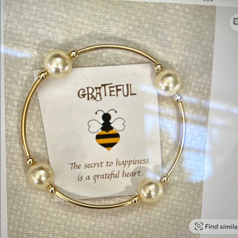 14k GF Grateful Pearl Bracelet